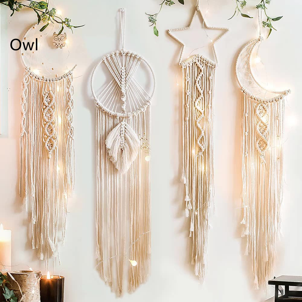"Dream" Traumfängerlicht im Boho Stil