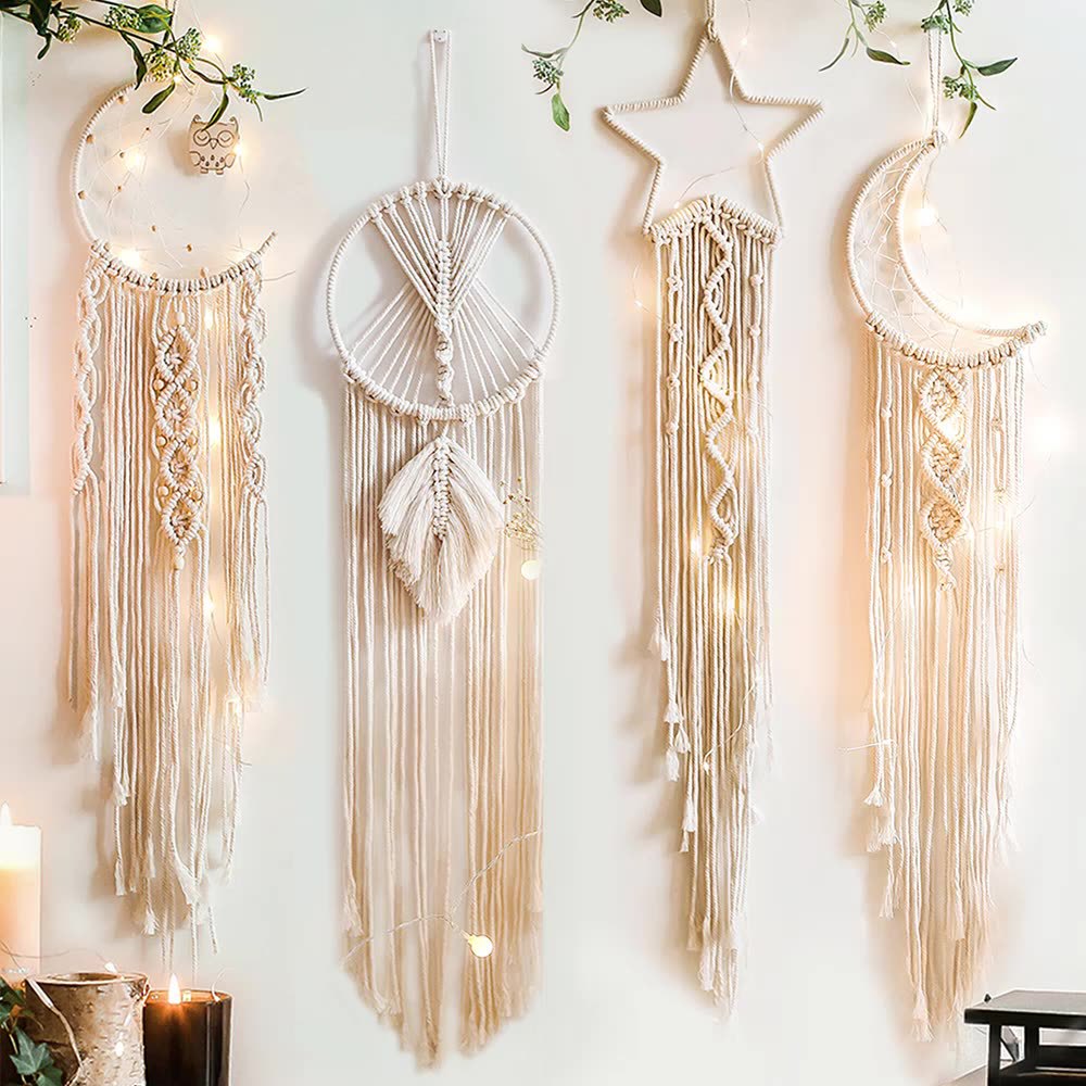 "Dream" Traumfängerlicht im Boho Stil
