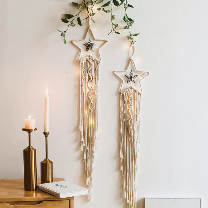 "Dream" Traumfängerlicht im Boho Stil