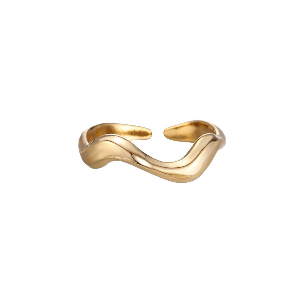 "Wavy" Ring