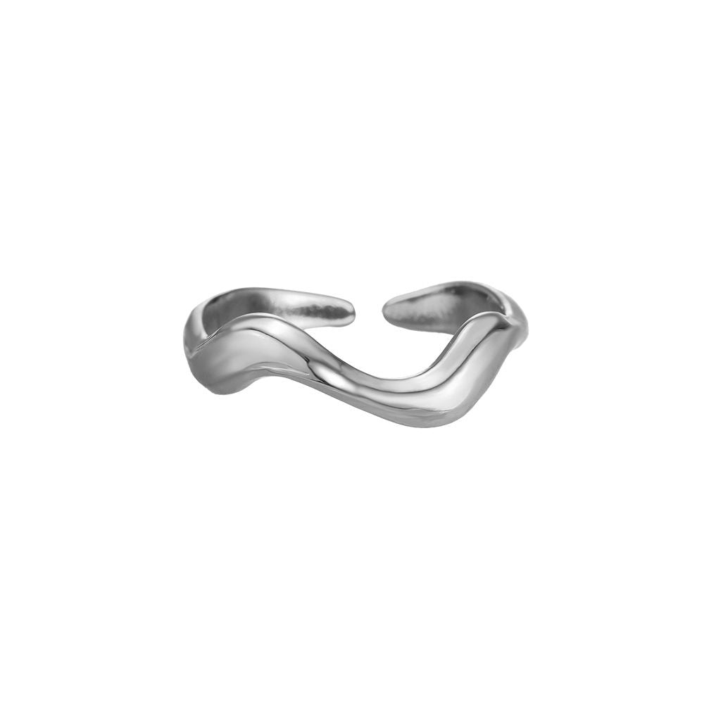 "Wavy" Ring