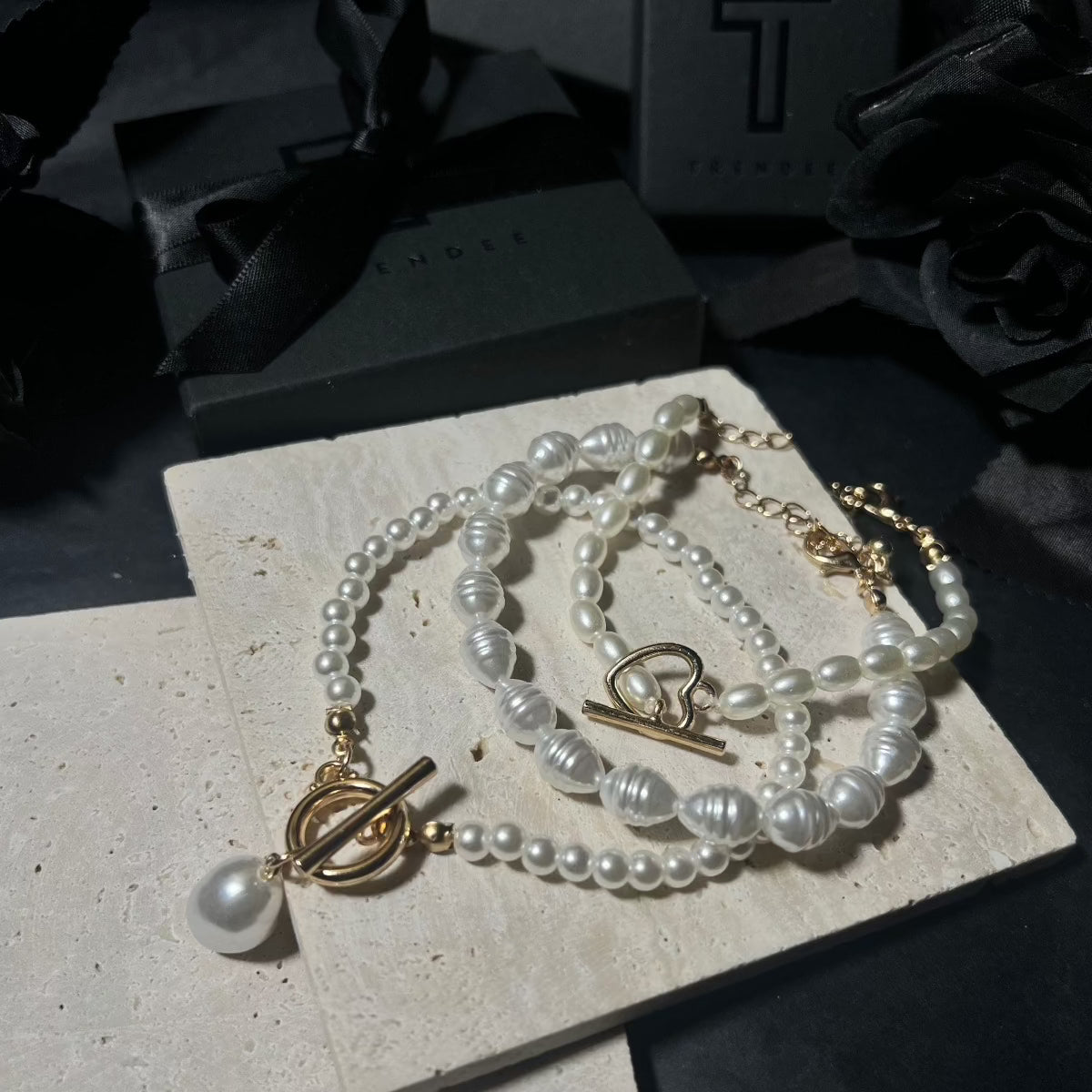 "Pearly" Armbänder Set